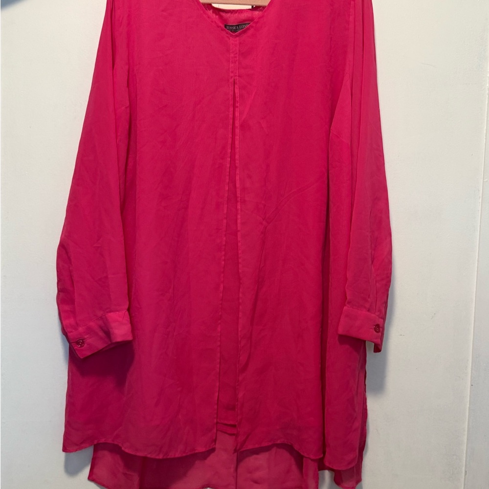 Jessica London Deep Red Blouse